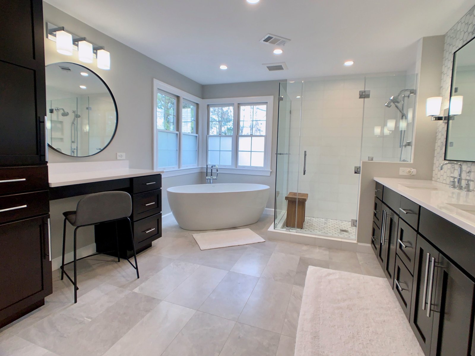 Luxury bathroom remodeling project in Glassboro NJ
